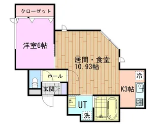 LUX FORT(ラグフォート)【1階】の間取り