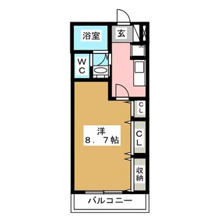 アーベル【2階】の間取り