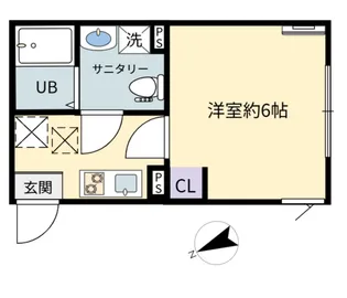 リブアス湯河原【1階】の間取り