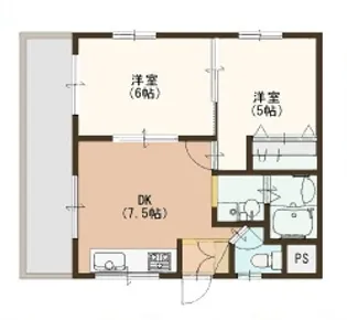 ユウユウヤス【3階】の間取り