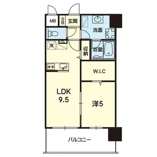 MON REVE光の森【6階】の間取り