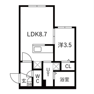 Estalion Soen(エスタリオン ソウエン)【3階】の間取り