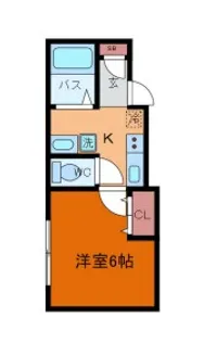 Life stage 六町【2階】の間取り
