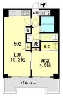 大森西ダイヤモンドマンション【5階】の間取り
