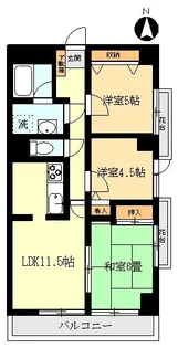 第22まさひろ商事ビル【11階】の間取り