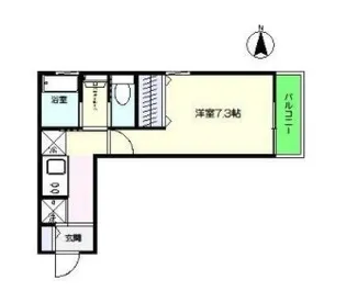 Wings Yamaki【1階】の間取り