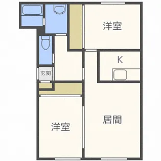 コートシンフォニーI【2階】の間取り