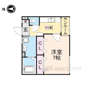 リベラ【1階】の間取り