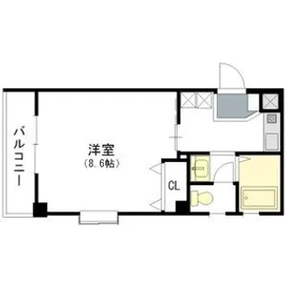 グリーンハイム御蔭【1階】の間取り