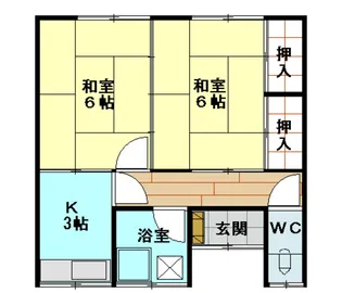 さつき荘【1階】の間取り