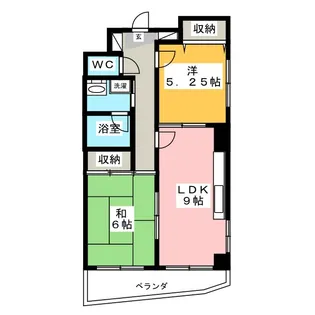 パプトゥリィローズ 95【3階】の間取り