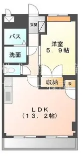 グランディールI【1階】の間取り