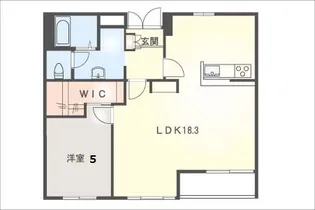 レジデンス郷ケ丘【1階】の間取り