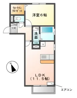 ジークレフ【1階】の間取り