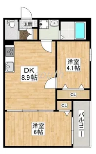 F asecia Fernana【2階】の間取り