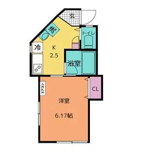 フォンテVII【1階】の間取り