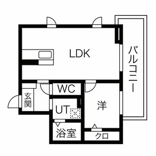 Crest垂水【3階】の間取り