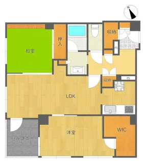 ライオンズマンション麹町【4階】の間取り