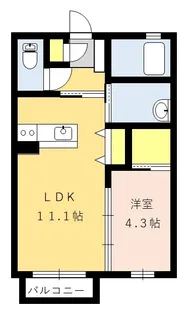 ブランエールE【2階】の間取り