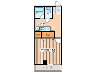 クインズヒル【3階】の間取り