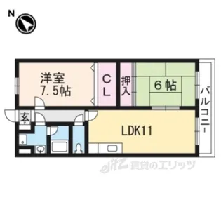 エスペラント【4階】の間取り