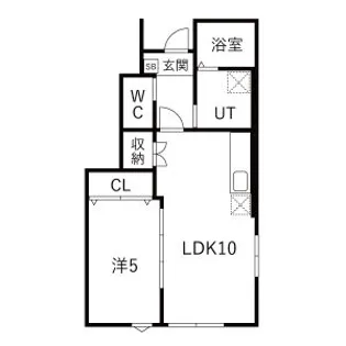 EQUUS C棟【1階】の間取り