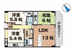 メゾンド・ソレーユ【2階】の間取り