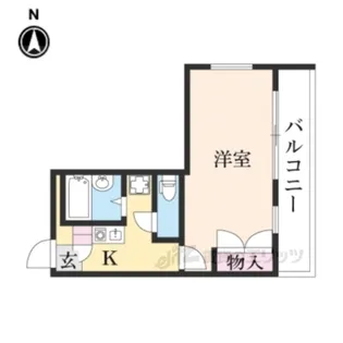 レオパレスHIRATAPart2【3階】の間取り