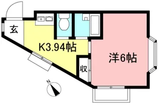 第1サニーコート【2階】の間取り