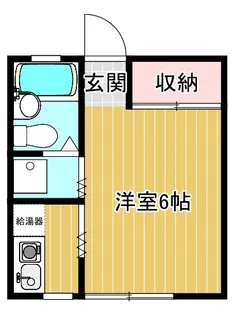 ハイムオリオン【1階】の間取り