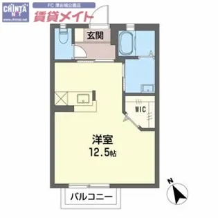 ボートハウスI【2階】の間取り