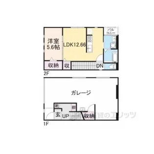 Garaghouseイデアル【2階】の間取り