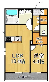 Jade Gate【2階】の間取り