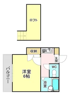 レオパレス高坊II【2階】の間取り