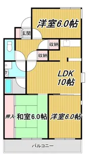 ノースランド1【2階】の間取り