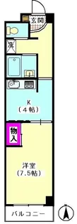 アローズトミタ【4階】の間取り