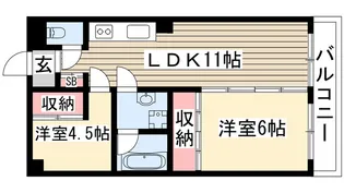 第2太田コーポ【3階】の間取り