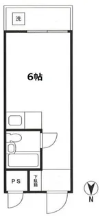 カエサル千早町【3階】の間取り