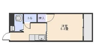 パリジェンヌマンション【2階】の間取り