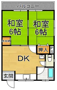 ジョンメゾン米谷【2階】の間取り