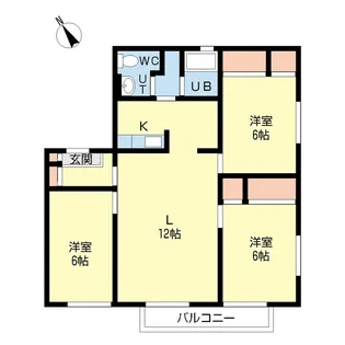 ウィンディアII【2階】の間取り