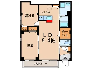 GRAND MAISON OHI【1階】の間取り