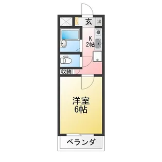 ナビアI【3階】の間取り