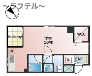 ガルリエ道★【3階】の間取り