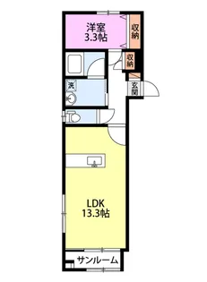 Laguna Hills II【2階】の間取り