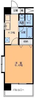 グレイスパル本町【9階】の間取り