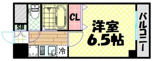 エステムコート大阪ベイエリア【5階】の間取り