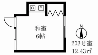 丸山アパート【2階】の間取り