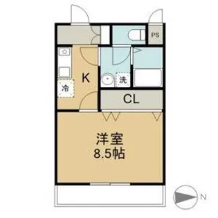 エルテルンダンク【3階】の間取り