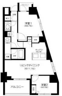 ルフレ赤羽サウス【5階】の間取り